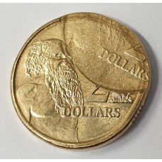 AUSTRALIA 2009 . TWO 2 DOLLARS COIN . ERROR . SPECTACULAR DOUBLE STRUCK